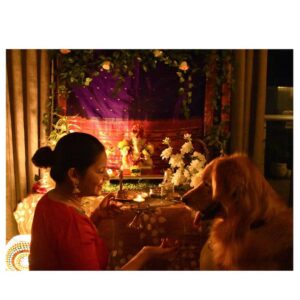 Megha Dhade Instagram - blessing @thegoldenlifeofleo ❤️ #internationaldogsday