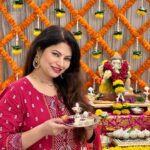 Megha Dhade Instagram – When we have Bappa in our hearts, there is nothing to worry about. Happy Ganesh Chaturthi
🌸🙏🏻✨🧿