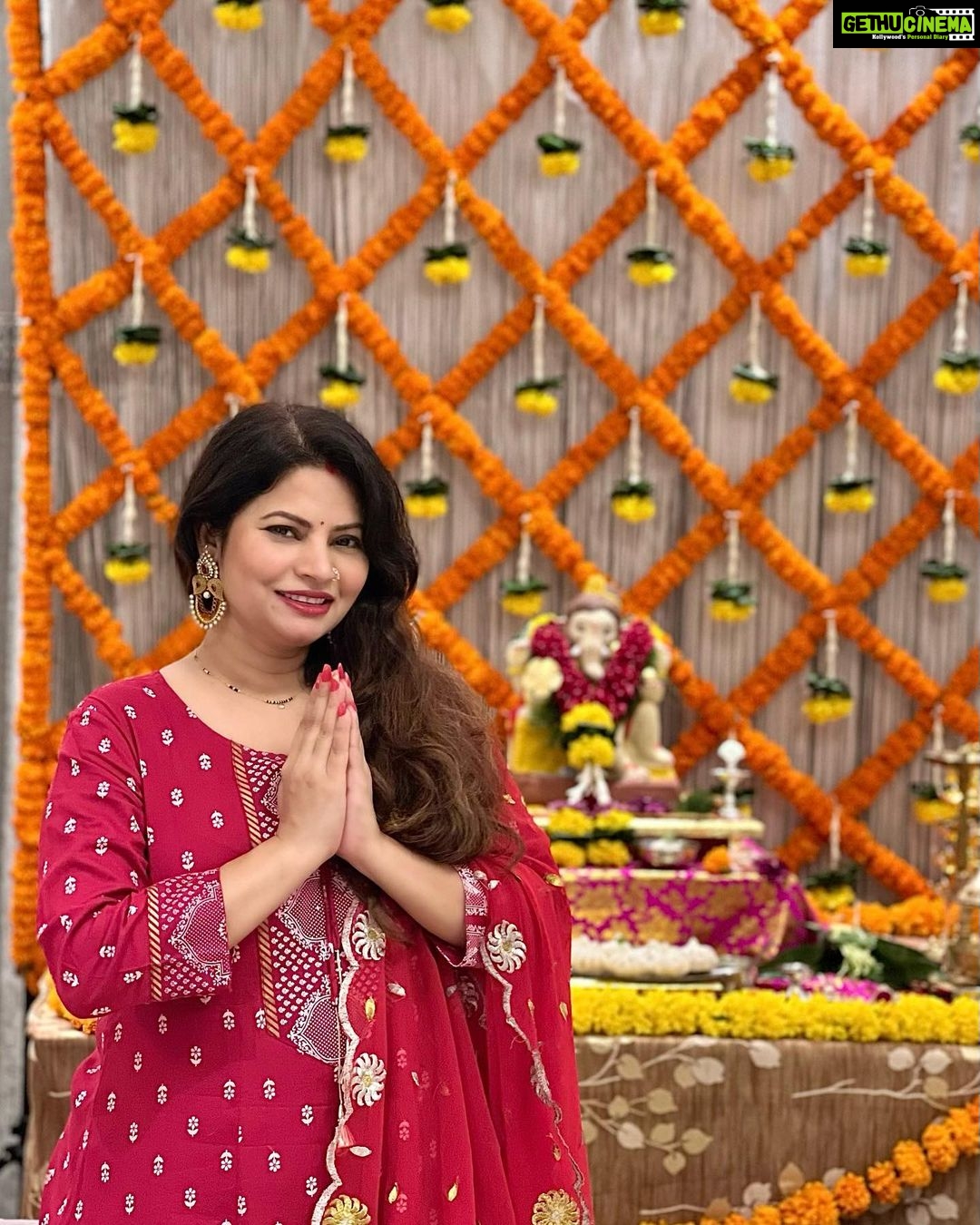 Megha Dhade Instagram - When we have Bappa in our hearts, there is nothing to worry about. Happy Ganesh Chaturthi πΈππ»β¨π§Ώ