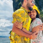 Meghana Lokesh Instagram - Island hopping in Krabi 🏝✔️ @swaroop_bharadwaj 🍻 to us! 🧿 #blessed #contented #love #life