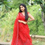 Meghana Lokesh Instagram - Red is ❤️ Pretty dress by : @kalpana_vogeti Clicked by : @paulino_pictures Hyderabad
