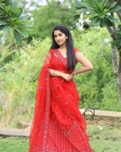 Meghana Lokesh Instagram - Red is ❤️ 

Pretty dress by : @kalpana_vogeti 
Clicked by : @paulino_pictures