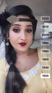Meghana Lokesh Instagram - Tried it for fun in between a shot gap, came out well.. so here it is .. glitters glitters glitters..