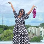 Meghana Lokesh Instagram – It’s so comfy & fashionable! 
Thanks @kalpana_vogeti for this lovely frock🤗 
#fashion #comfort #dolled Phuket, Thailand