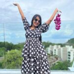 Meghana Lokesh Instagram - It’s so comfy & fashionable! Thanks @kalpana_vogeti for this lovely frock🤗 #fashion #comfort #dolled Phuket, Thailand