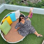 Meghana Lokesh Instagram - It’s so comfy & fashionable! Thanks @kalpana_vogeti for this lovely frock🤗 #fashion #comfort #dolled Phuket, Thailand