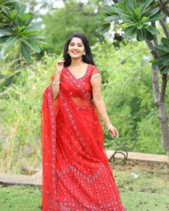 Meghana Lokesh Instagram - Red is ❤️ 

Pretty dress by : @kalpana_vogeti 
Clicked by : @paulino_pictures