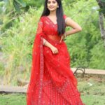 Meghana Lokesh Instagram - Red is ❤️ Pretty dress by : @kalpana_vogeti Clicked by : @paulino_pictures Hyderabad