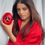 Mitali Nag Instagram - Being a woman means being strong willed and not fear to make bold choices just the way I did with the Mercedes Benz Red ♥️ . . . Mercedes Benz Red is an enchanting, luxurious, unexpected fragrance cloaking women in an aura of delicateness. Also available on @nykaabeauty @mynykaa @beautyconcepts_india @mercedesbenz.parfums @lovebeauteluxe #mitaalinag #happywomensday #beautyconcepts_india #mercedes #beautyconcept #fragrances #collab #indianactress #red #333