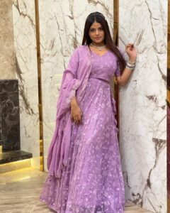 Mitali Nag Instagram - Be the wonder you seek… 💜
.
.
.
.
Stylist @rimadidthat 
Lehenga @siris_designer_studio 
Jewellery @adwitiyacollection 
Outfit & Jewellery PR @mediatribein 
.
.

#mitaalinag #indianactress #duskybeauty #afsarbitiya #tag #potd #instagood #magic #333