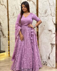 Mitali Nag Instagram - Be the wonder you seek… 💜
.
.
.
.
Stylist @rimadidthat 
Lehenga @siris_designer_studio 
Jewellery @adwitiyacollection 
Outfit & Jewellery PR @mediatribein 
.
.

#mitaalinag #indianactress #duskybeauty #afsarbitiya #tag #potd #instagood #magic #333