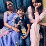 Mitali Nag Instagram - Everyone has to listen to their mother 🙈🙈🙈 😂😂😂 . . . #reels #mitaalinag #iamyourmother #chocolateeyedboy #familyreels #trending #afsarbitiya #333 #ghkkpm #ghumhaikisikeypyaarmeiin #draupadi #indianactress