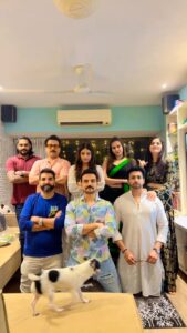Mitali Nag Instagram - Diwali swag with these beautiful people ♥️🧿😀
.
.
@tanvithakker @ayesha.singh19 we’re dearly missed!!
.
.
@sankalppardeshi @mahimamishra @iamyogendravikramsingh @mridulkumar_ @soneer_vadhera @ektasaraiyamehta 
.
.
 #reels #reelsinstagram #afsarbitiya #trending #devi  #ghkkpm #draupadi #tag #333