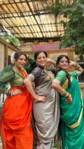Mitali Nag Instagram - Beautiful women with beautiful moves!!! 😍♥️
.
.
.
@kishorishahane @tanvithakker 
.
.

#mitaalinag #reels #reelsinstagram #afsarbitiya #trending #devi #devyani #ghkkpm #ghumhaikisikeypyaarmeiin #tag #333 #kishorishahane #tanvithakker #bhavani