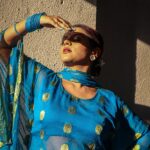 Mitali Nag Instagram - Let’s call this Sunny Blues 💛💙 . . Outfit @kimpereiraofficial Makeup @makeupbysapnaoswal . . #reelsinstagram #mitaalinag #fashionreel #indianactress #afsarbitiya #devi #blue #333 #trendingaudio