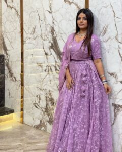 Mitali Nag Instagram - Be the wonder you seek… 💜
.
.
.
.
Stylist @rimadidthat 
Lehenga @siris_designer_studio 
Jewellery @adwitiyacollection 
Outfit & Jewellery PR @mediatribein 
.
.

#mitaalinag #indianactress #duskybeauty #afsarbitiya #tag #potd #instagood #magic #333