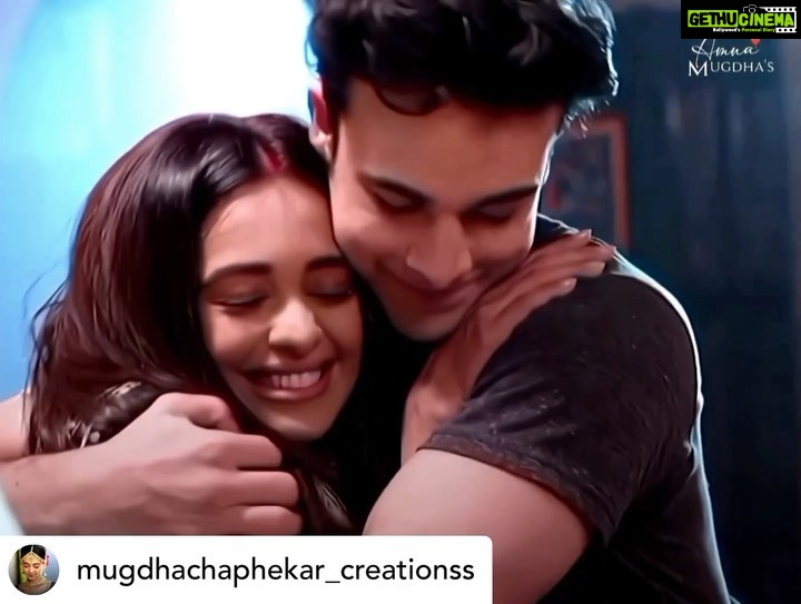 Mugdha Chaphekar Instagram - ❤️❤️ #pranbir Thank you Amna for making this beautiful video ❤️