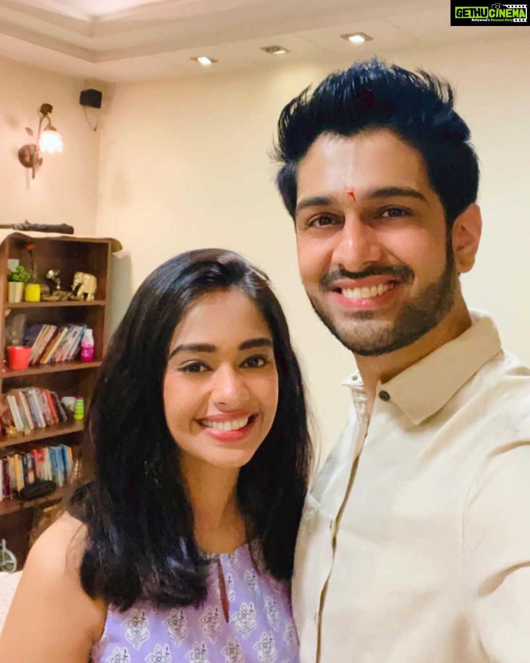 Mugdha Chaphekar Instagram - The reason I have had a wonderful childhood will always be you! Cheers to the pillow fights, inside jokes, movie marathons and endless conversations.. The one who always makes sense.. The Ross to my Monica❤️❤️ @aadi_11 🧿 . . #rakshabandhan #love Mumbai, Maharashtra
