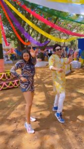 Munira Kudrati Instagram - Jodi kya hi kamal hai Ayush and Shalu ki! ❤️@gandhi_aman_ . . . . . #bhagyalakshmi #explore #explorepage #explorepage✨ #reelsinstagram #reelsindia Film City