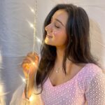 Munira Kudrati Instagram - Pov: Pink makes you happy when you feel blue 🌸 Outfit @panitindia