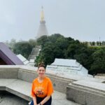 Munmun Dutta Instagram - The two stunning royal pagodas and gardens at the peak of Doi Inthanon . The beautiful pagodas were built to commemorate the King and Queen’s 60th birthdays. They’re called Naphamethinidon and Naphaphonphumisiri, respectively. The view from the pagodas , if not shrouded by fog, is to die for 😍❤️ . . . #pagodas #royalpagodas #doiinthanonnationalpark #chiangmai #thailand #travel #munmundutta #solotrip #wanderlust #dametraveler #sheisnotlost #passionpassport #thailandtravel #southeastasia #amazingthailand Phra Mahathat Napthamethanidon/napthhmethanidon