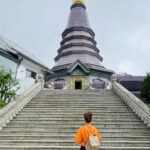 Munmun Dutta Instagram - The two stunning royal pagodas and gardens at the peak of Doi Inthanon . The beautiful pagodas were built to commemorate the King and Queen’s 60th birthdays. They’re called Naphamethinidon and Naphaphonphumisiri, respectively. The view from the pagodas , if not shrouded by fog, is to die for 😍❤️ . . . #pagodas #royalpagodas #doiinthanonnationalpark #chiangmai #thailand #travel #munmundutta #solotrip #wanderlust #dametraveler #sheisnotlost #passionpassport #thailandtravel #southeastasia #amazingthailand Phra Mahathat Napthamethanidon/napthhmethanidon
