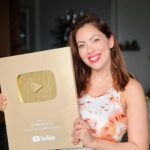 Munmun Dutta Instagram - So this beauty arrived recently and I couldn’t be any more ECSTATIC ! A super duper proud recipient of the YouTube Golden Playbutton 🎉 🥳. Thank you thank you so much @youtube @youtubeindia ❤️ Blessed 😇 . . #youtube #goldenplaybutton #gratitude #humbled #munmundutta #proud #blessed