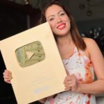 Munmun Dutta Instagram - So this beauty arrived recently and I couldn’t be any more ECSTATIC ! A super duper proud recipient of the YouTube Golden Playbutton 🎉 🥳. Thank you thank you so much @youtube @youtubeindia ❤️ Blessed 😇 . . #youtube #goldenplaybutton #gratitude #humbled #munmundutta #proud #blessed