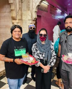 Munmun Dutta Instagram - Last year in May , while visiting Bikaner for an event, I and my team had the divine opportunity to visit Karni Mata temple in Deshnoke 🙏🏻 

The temple is dedicated to Karni Mata, who the locals believe is an incarnation of Goddess Durga, the protective Mother Goddess in Hindu religion. 

The Karni Mata Mandir is popular for being home to over 25,000 rats that inhabit and freely meander around the temple complex. 

People from different corners of India and abroad come to witness this astounding spectacle and also bring milk, sweets and other offerings for these sacred beings. 

This has to be one of the most unique experiences I have had 🙏🏻❤️

.
#karnimata #karnimatatemple #rajasthan #munmundutta #divineenergy #templesofindia #hinduism #hindutemple