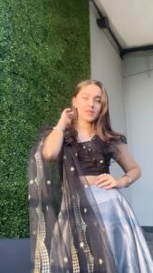 Naisha Khanna Instagram - Some golden hour slowed song kinda reel.☀️🤍✨