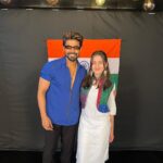 Naisha Khanna Instagram - throwback with @guruchoudhary on independence day! ✨🥰