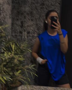 Naisha Khanna Instagram - workout sesh couldn’t go better today.