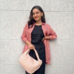 Naisha Khanna Instagram - currently. 🎀💝 outfit : @kshom.official 👜 : @fushaya.in #collab #ootd #currentlywearing