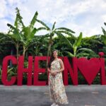 Nanditha Jennifer Instagram - ♥️♥️♥️ . . . #beautiful #love #chennai #cute #green #red #sky #actress #jenniferr252 #celebrity #instagram #instadaily #instagood #blessed #thankyou #jesus