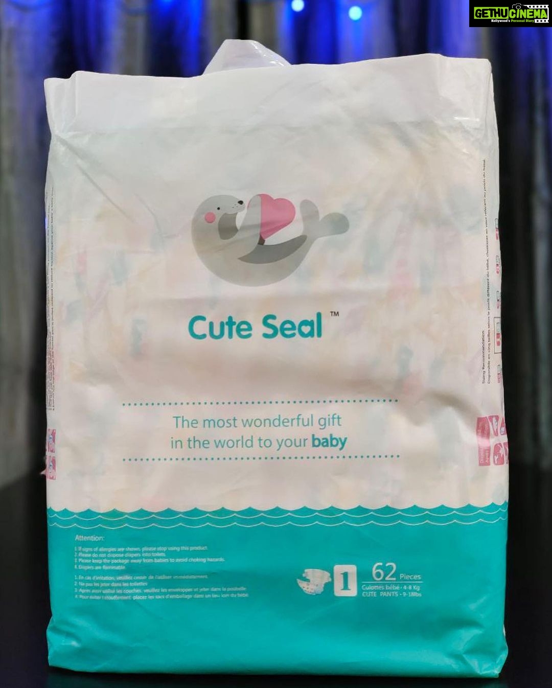 Nanditha Jennifer Instagram - I really loved with this Premium natural baby diaper for my little one🤱🏻 From @elitestar26 Cute Seal 🦭 diapers👍🏻 .♥️😍♥️😍♥️ It’s a Canadian designed product 100% natural cotton No worries of allergies/ rashes No perfumes or scents Feather soft on baby’s skin . . #babydiaper #soft #baby #boy #love #instagram #instagood #jenniferr252