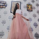 Nanditha Jennifer Instagram - 🤍💗 . . Wearing @label_apsara . . #beautiful #love #longgown #longhair #smile #blessed #actressjenniferr252 #jenniferr252 #instagram #instafashion #fashionblogger #celebrity #thankyou #jesus