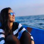 Nanditha Jennifer Instagram - Birthday Girl 🎂💐🧿😎🌊🌅