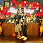 Nanditha Jennifer Instagram - Happy anniversary to us my life. @kvndop 👩🏻‍❤️‍👨🏻♥️🧿 Love you ♥️ . . #anniversary #love #blessed #thankful #couple #thowbackpic #thankyou #jesus #actress #jenniferr252 #kasicinematographer6 #instagram #instagood