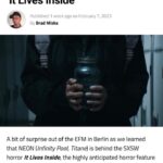 Neeru Bajwa Instagram - Am so excited to continue on my journey as an actor in Hollywood (love it) now with my first feature film! #whatlivesinside … thanks for sending me this @megansuri ❤️ @neonrated @sxsw