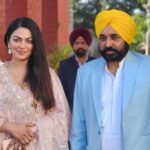 Neeru Bajwa Instagram - Great and productive meeting with our very own CM of Punjab, @bhagwantmann1 ji. Cinema is a great medium to address any issue,and as discussed will work hard on bringing awareness to #savethegirlchild #drugs and many more important issues of Punjab 🙏🏼 Thank you Sir for all your hard work. @aliwarofficial @theurbanglitter