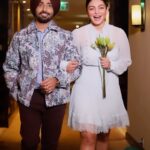 Neeru Bajwa Instagram - Deedar…Nihaar lain de💕 Absolute feeling of immense happiness … the blossoming emotions are out now. #kalijotta #3feb #rabia #deedar @satindersartaaj