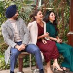 Neeru Bajwa Instagram - #kalijotta #3rdfeb #newdelhi @neerubajwa @wamiqagabbi #satindersartaaj New Delhi