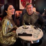 Neeru Bajwa Instagram - Cheers to us 🥂 @vanmysteryman05