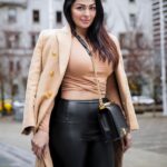 Neeru Bajwa Instagram - Being a tourist in my own city… keep exploring yourself❤️ #louisvuitton #balmain #chanel #bwear #vancouver 📸 @jashandeolphoto #Mua #stylist #yourstruly ❤️