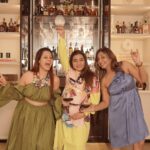 Neha Marda Instagram - Even miracles take a little time!!! #babyontheway P.S: not to miss the momie to be is drinking milk 🥛where we enjoy our wine🍷😝 Outfit: @glamworldbynd