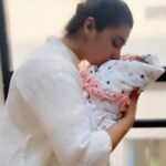 Neha Marda Instagram - And the best moment of our lives : Our baby GIRL is here . She leaves a little sparkle when she arrives . Such a magical girl she is ❤️ Thanku girl for CASTING us as MOTHER &FATHER in this new series of life !!!! We are truely blessed and obsessed parents .. Shri Shivay Namstyuvhyam 🙏 Neha & Aayushman
