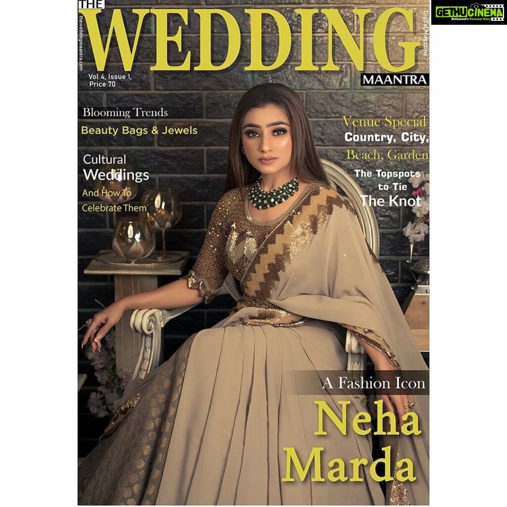 Neha Marda Instagram - " Be The You " Cover page for @perfectwomanmagazineofficial Wearing :- @labelambrosiacouture 💄 @m3makeupartistry 📸 @jerry__creations