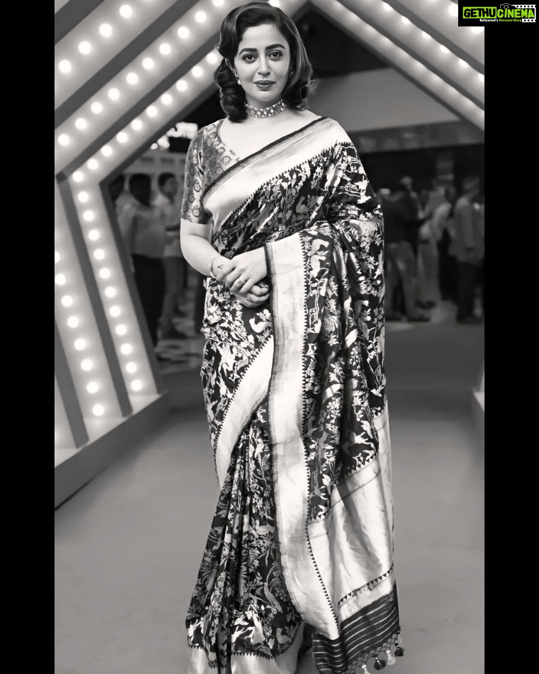 Neha Pendse Instagram - For June at the Goa film festival . Wearing @kairavee_weavesandlooms