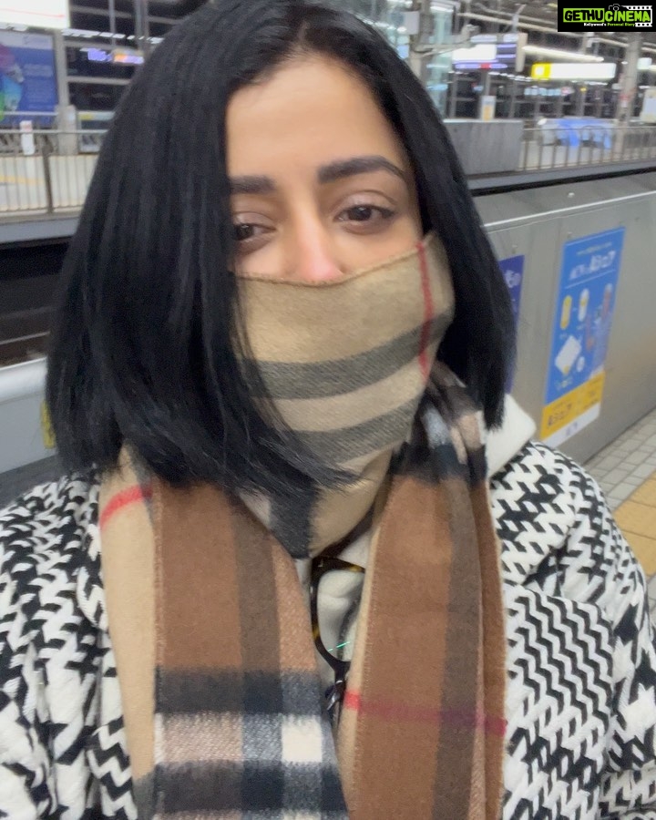 Neha Pendse Instagram - Bullet train. Kyoto. Tiny sake bar. Christmas Eve with few friends. Happy heart. Content soul. 🧿🎄 JR 京都駅 - JR Kyoto Station