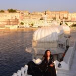 Neha Pendse Instagram - 🖤 🤍 Taj Lake Palace, Udaipur, India